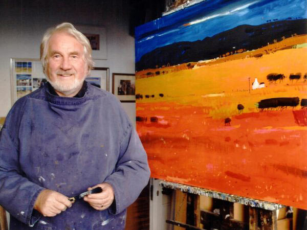 Hamish Macdonald in his studio