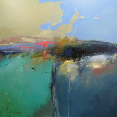Peter-Wileman---Firedance-of-the-Sun,-36-x-36,-Oil-on-Canvas