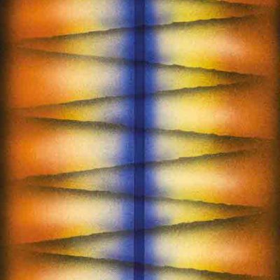 Barrie Cook for Lemon Street Gallery Blue Line Projection 2015