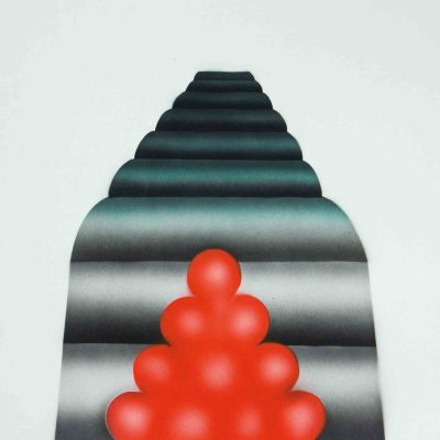 Barrie Cook Drawing for Shaped Canvas, 1967