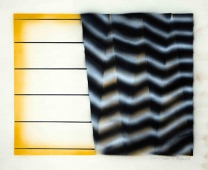 Barrie Cook for Lemon Street Gallery Corrugation over a Surface, 1970