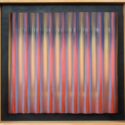 Barrie Cook for Lemon Street Gallery Image on Corrugated Iron, 1991