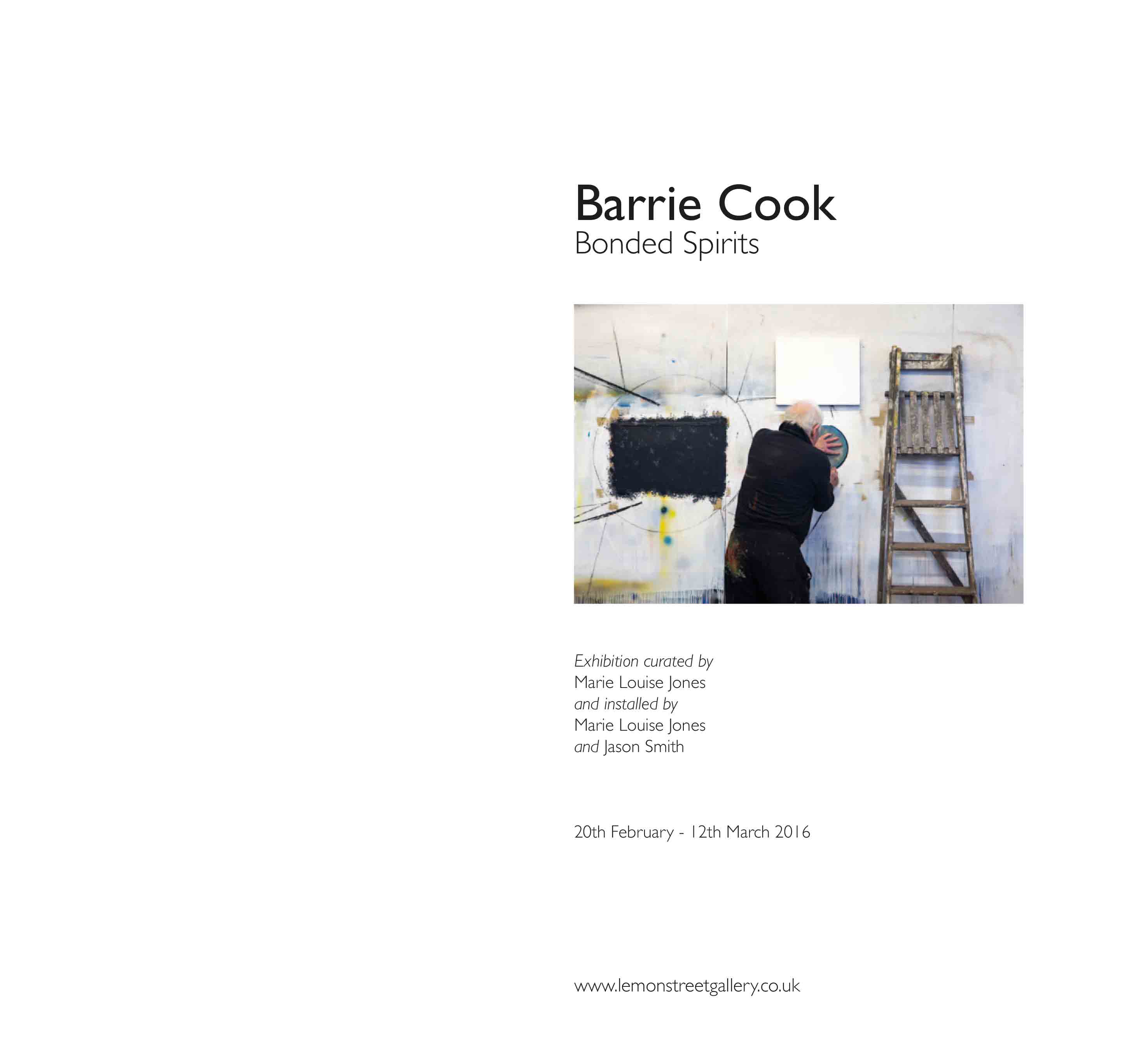 Barrie Cook publication page for Lemon Street Gallery