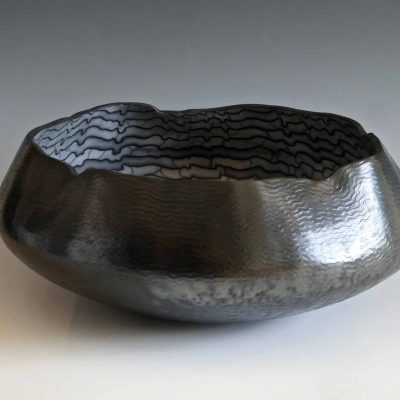 David Roberts Raku ceramics piece