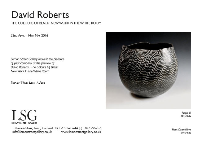 David Roberts Exhibition Publication Card