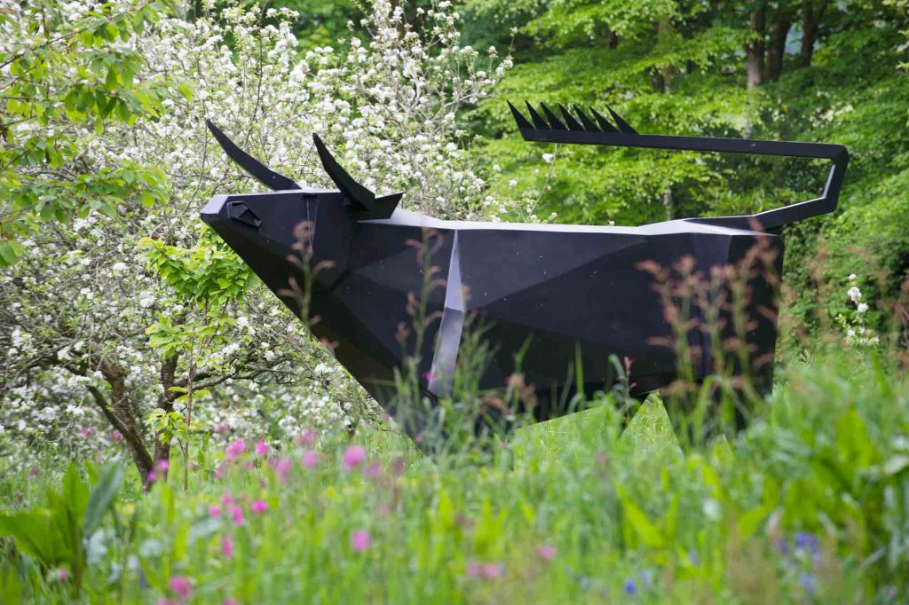 Sculpture at Withiel Garden, Cornwall from LSG