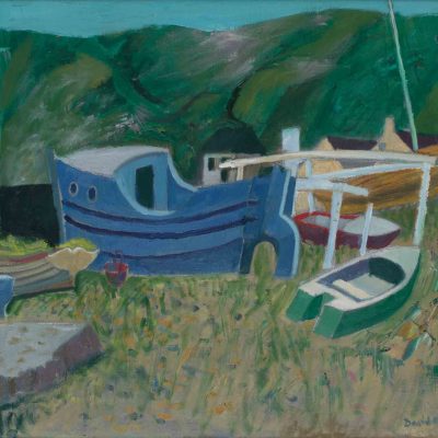 David Martin Beached Boats Cornwall