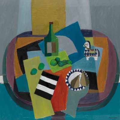 David Martin Two Pears on a Plate