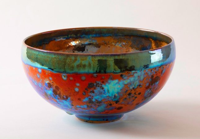 Convex Bowl(13) Lustreware 14 x 26cm
