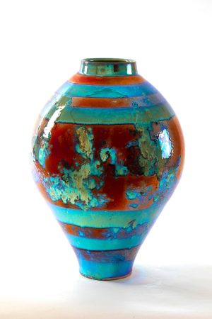 Large Jar Form I Lustreware 40 x 28cm