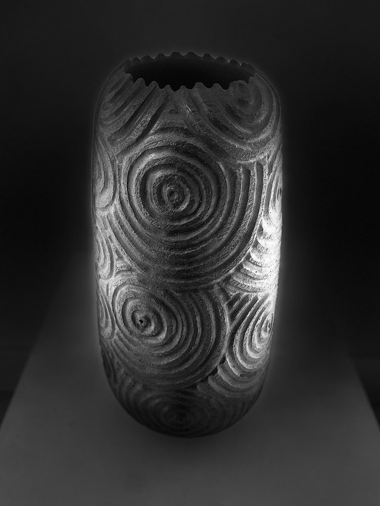 David Roberts - Vortex Column, (Image 2), Ceramic, 45x22cm