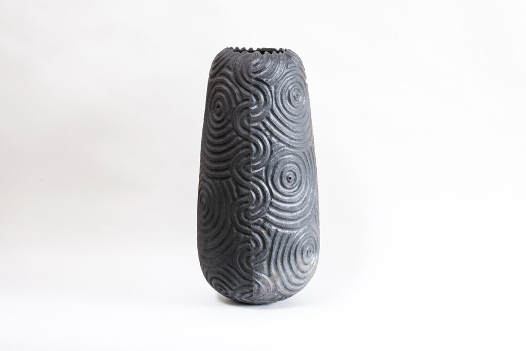 David Roberts - Vortex Column, (Image 3), Ceramic, 45x22cm