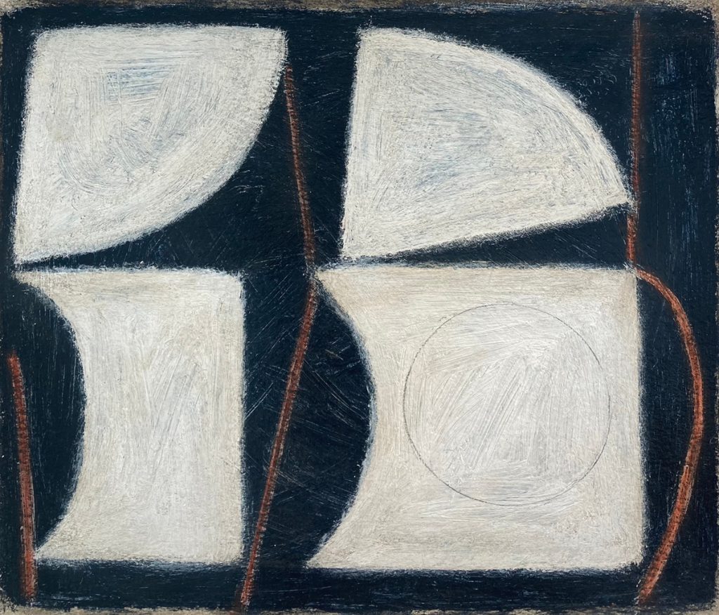 Dot Wade - Salt, Acrylic on paper, 27x23cm
