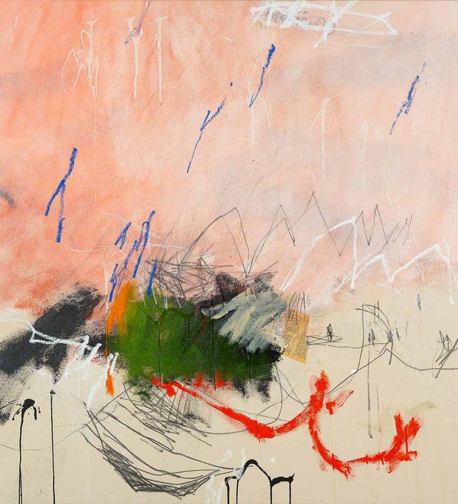 Jason Craighead - Breathing, Mixed media on canvas, 112x102cm