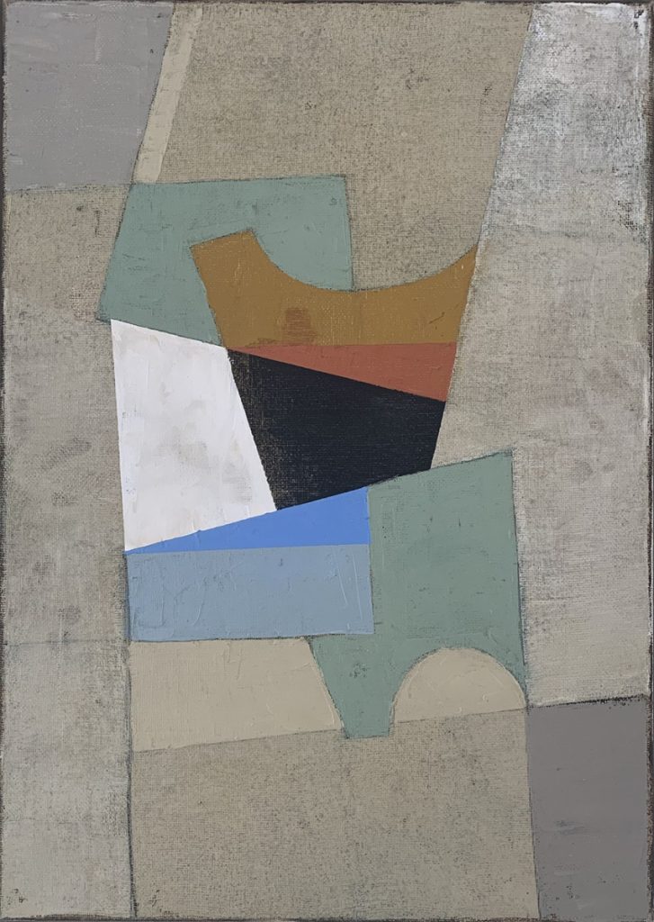 Jeremy Annear - Sand Forms II, 2021, Oil on canvas43x30cm