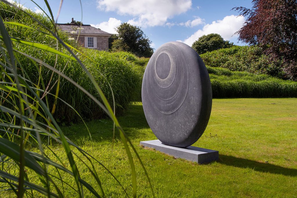 Dominic Welch - Cycladic Moon, Kilkenny Limestone, 125x125x17cm