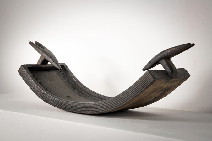 Jason Wason - The Meeting, Ceramic, 19x18x53cm