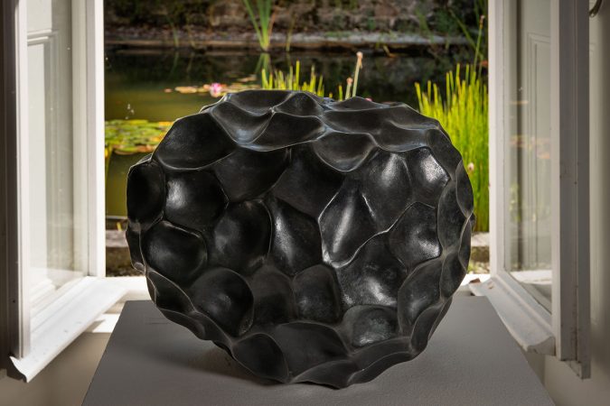 Lawrence Dicks - Inward, Bronze, 37x28x36cm