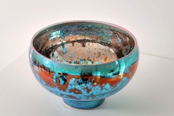 Sutton Taylor - Convex Bowl, Lustreware, 14x26cm