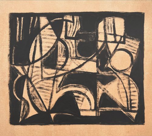 Cadence number 2 acrylic on paper, 23 x 28 cm