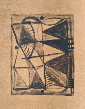 Improv number 1 acrylic on paper, 20 x 15 cm