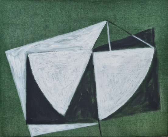 Kernewek acrylic on paper, 23 x 27 cm