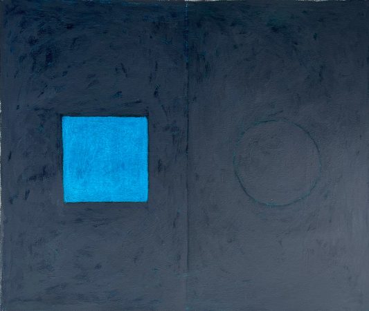 Nos kowan acrylic on paper, 49 x 58 cm