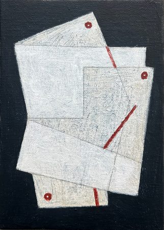 Papercut acrylic on board, 18 x 13 cm