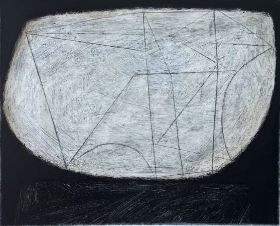 Pattern break acrylic on paper, 23 x 28 cm