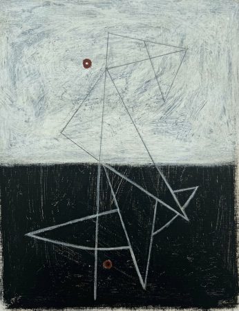 Songbird acrylic on paper, 20 x 15 cm