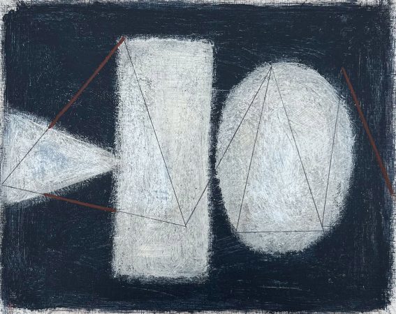 Sound acrylic on paper, 16 x 20 cm