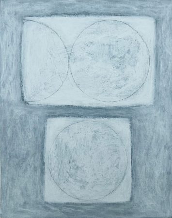 Trewyn acrylic on paper, 28 x 23 cm