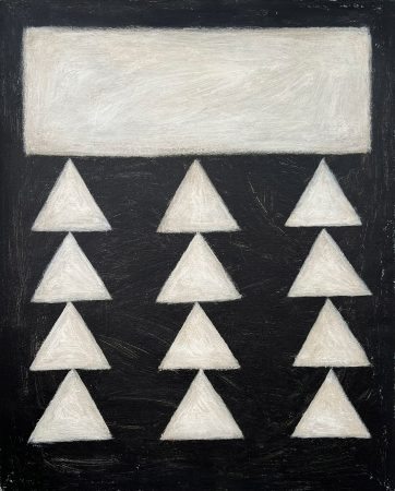 Waterfall acrylic on paper, 51 x 41 cm