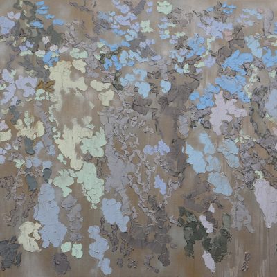 Brendan Stuart Burns, Dapple, Oil and wax on linen 170 x 270cm