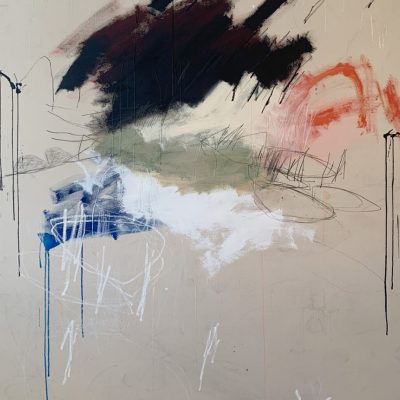 Jason Craighead-A Foreverness, 2019. Mixed media on canvas, 198.1x157.5 cm