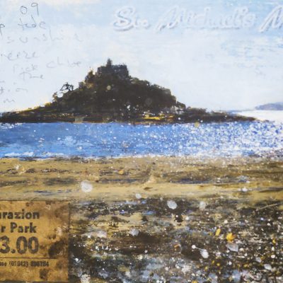 Kurt Jackson - Ebbing Tide Some Sunshine, 2009. Mixed Media,10x15cm.