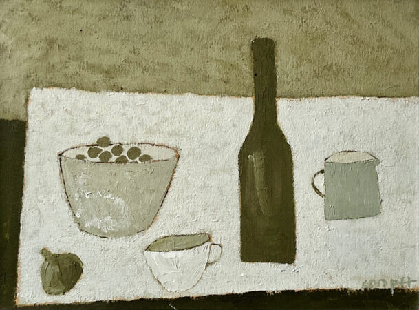 Julia Cooper, Kombucha, oil on Canvas, 30x44cm