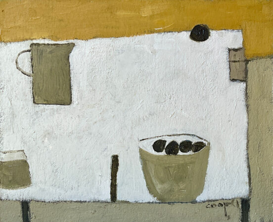 Julia Cooper, Pinto, oil on canvas, 22x27cm