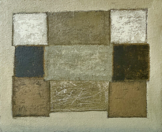 Julia Cooper, Zawn, oil on canvas, 19x23cm