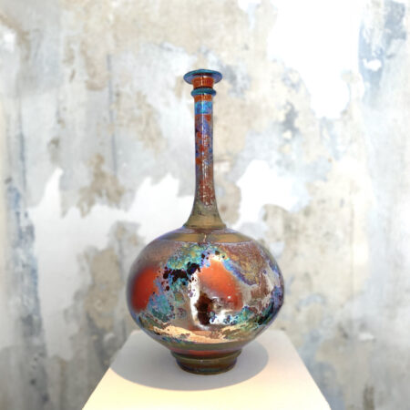 Sutton Taylor, Red Bottle, Lustreware, 54x30cm