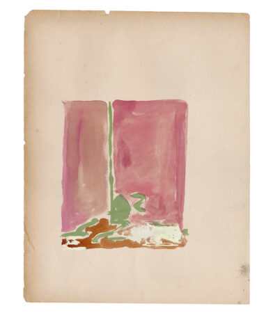 Sara Marlowe Hall, Bliss, Watercolor on french antique paper, 24x18cm