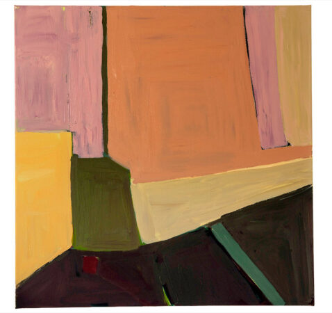 Sara Marlowe Hall, Field 2, Acrylic, Mixed Media on Canvas, 100 x 100cm