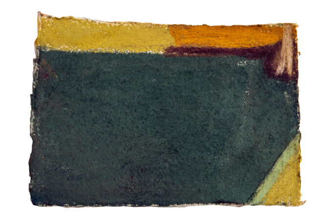 Sara Marlowe Hall, Field Study (Withiel Pastel), 2026, Pastel on Cotton Paper, 10 x 15 cm
