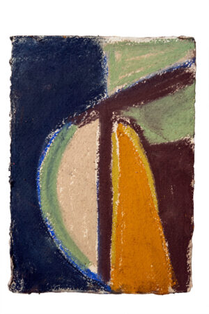 Sara Marlowe Hall, Out to Sea (Withiel Pastel), 2026, Pastel on Cotton Paper, 20 x 15 cm