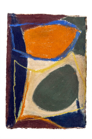 Sara Marlowe Hall, Pods (Withiel Pastel), 2026, Pastel on Cotton Paper, 30 x 21 cm