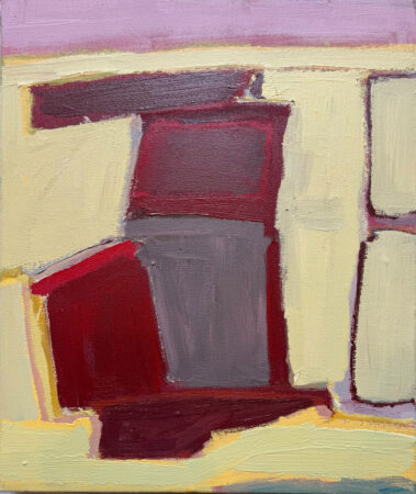 Sara Marlowe Hall, Sun Shown Through the Brick, Acrylic, mix medium on linen, 51x41cm